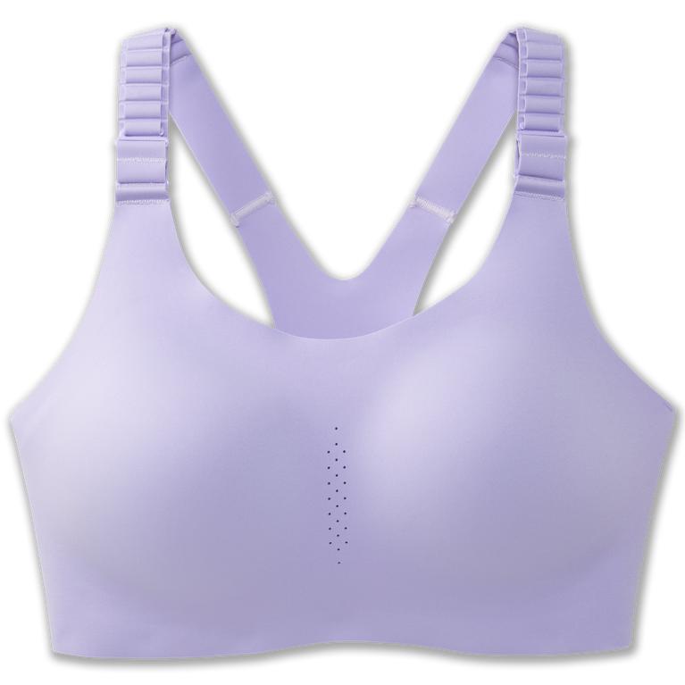 Brooks Dare Racerback 2.0 Sports Womens Running Bra - Lavender Purple/Violet Dash - Indonesia (PRCV-